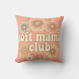 Almofada Clube Soft Mama Design Floral Groovy Retrô