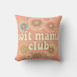 Almofada Clube Soft Mama Design Floral Groovy Retrô
