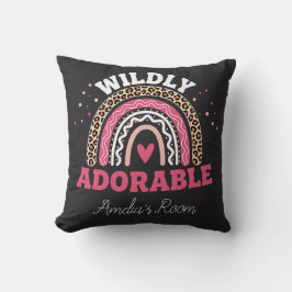 Almofada Cobertor Personalizado Boho Leopard Rainbow Wild O