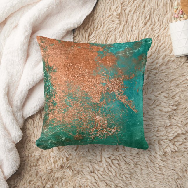 Almofada Cobre - Patina (Cobertor)