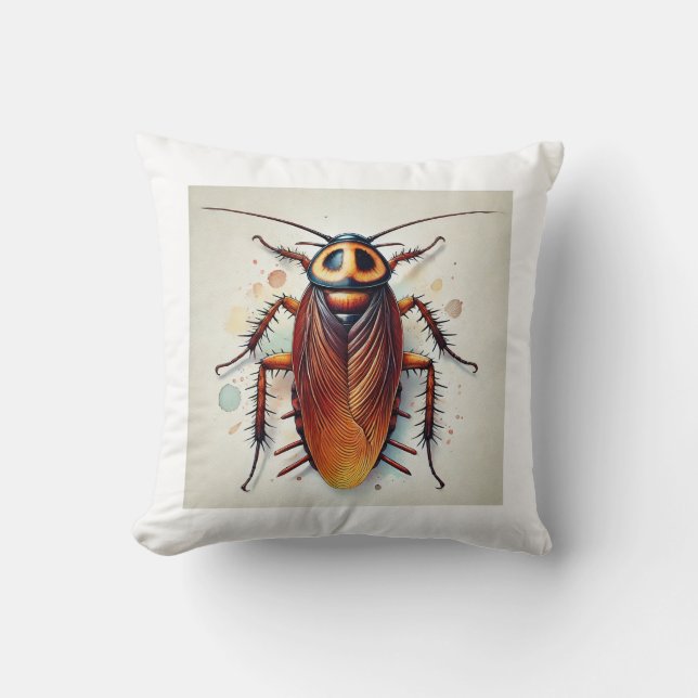 Almofada Cockroach 051024IREF234 - Watercolor (Frente)