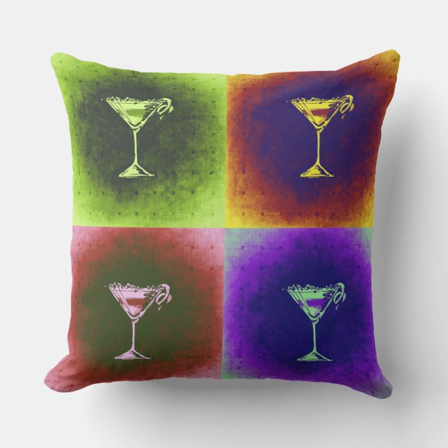 Almofada Cocktails Pop Art (Frente)