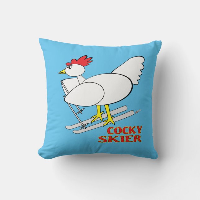 Almofada Cocky Skier (Frente)