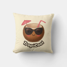 Almofada Coco TropiCool - Travesseiro decorativo de Verão b
