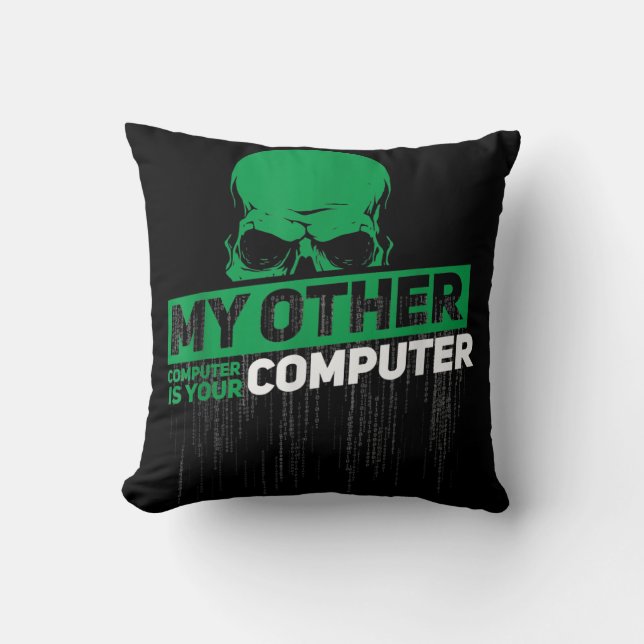 Almofada Código Admin do Nerd Hacker do Engenheiro Sysadmin (Frente)
