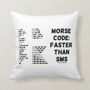 Almofada Código Morse: Mais rapidamente do que SMS (Morse