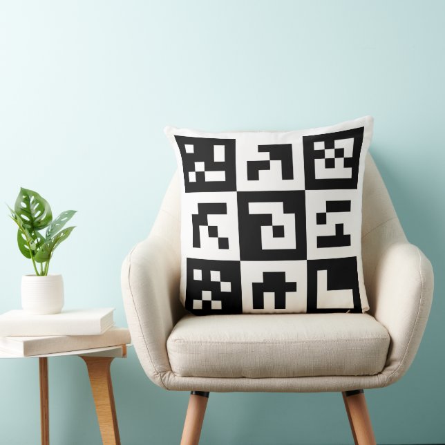 Almofada código qr (Cadeira)