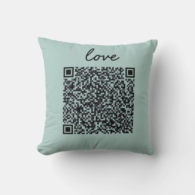 Almofada Código QR de Amor (Frente)