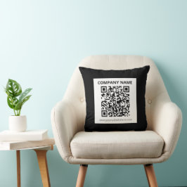 Almofada Código QR editável e Design personalizável simples