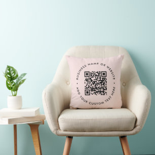 Almofada Código QR   Empresas Rosa, Mulheres Modernas e Fe