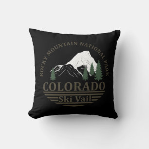Almofada codorniz de esqui do estado do Colorado 