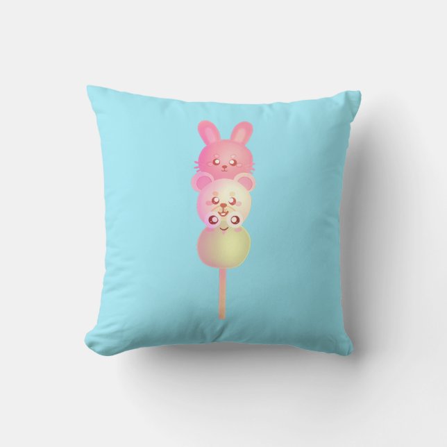 Almofada Coelhinho Bonito, Urso E Sapo Dango (Frente)