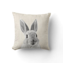 Coelho Cinza Branca Algodão Neutro Quente De Ivory