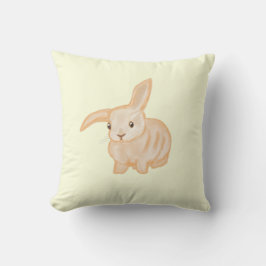 Almofada Coelho Coelho Marrom Bonito - transparente em amar