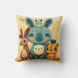 Almofada Coelho floral do boho-branco