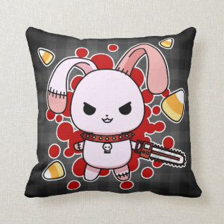 Almofada Coelho mau bonito de Kawaii com serra de cadeia