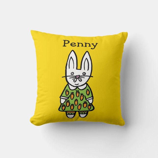 Almofada Coelho Penny Personalizado (Frente)