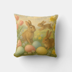 Almofada Coelho Vintage/Ovo de Páscoa/Primavera  