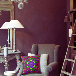 Almofada Cœurs kaléidoscope - Hearts painting kaleidoscope