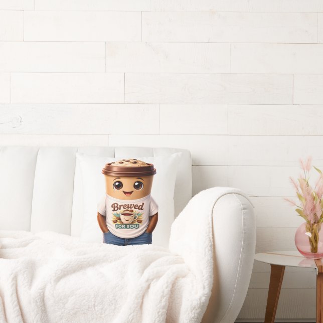 Almofada Coffee Man – Design Divertido para Verdadeiros Rei (Sofá)