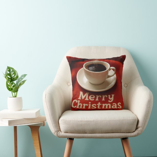 Almofada Coffee On a Merry Christmas Blanket (Cadeira)