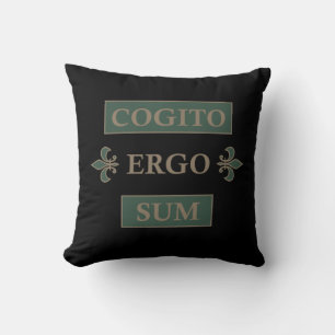 Almofada Cogito ergo sum