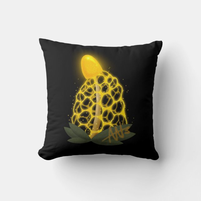 Almofada Cogumelo Amarelo Magro de Véu Bridal (Frente)