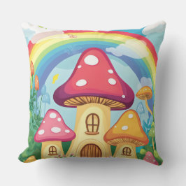Almofada Cogumelos e arco-íris 16