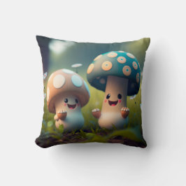 Almofada Cogumelos no travesseiro decorativo
