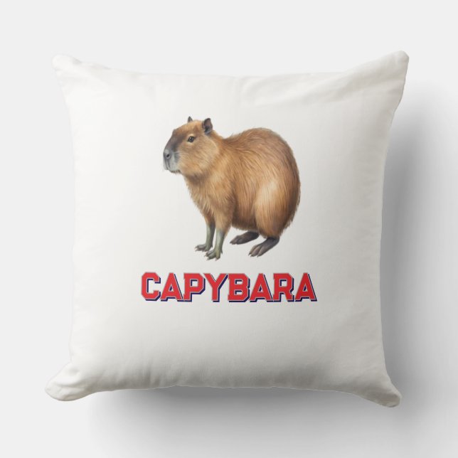 Almofada Cojin capybara para el hogar (Frente)