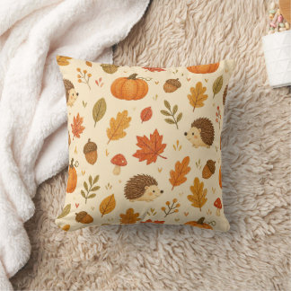 Almofada Cojín con patrón otoñal ideal para decoración