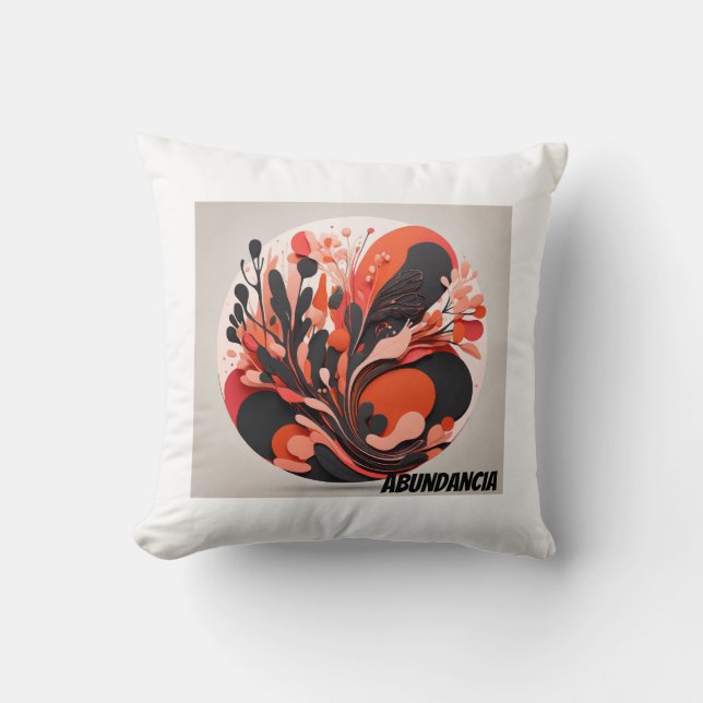 Almofada Cojín Decorativo Tropical Abundancia (Frente)