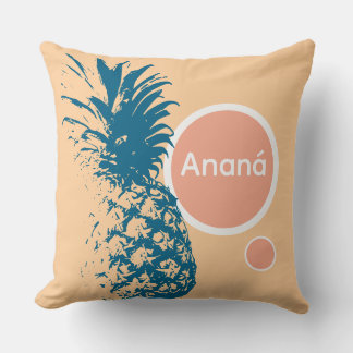 Almofada Cojín diseño piña colores