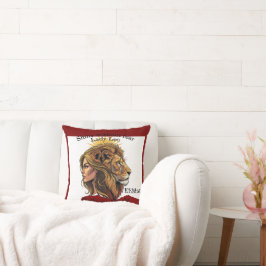 Almofada Cojín Lady Leo – Shine Without Fear