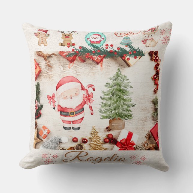 Almofada Cojín navideno  (Frente)