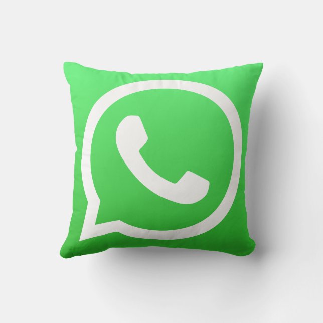 Almofada Cojin para decoraracion, Whatsapp (Verso)