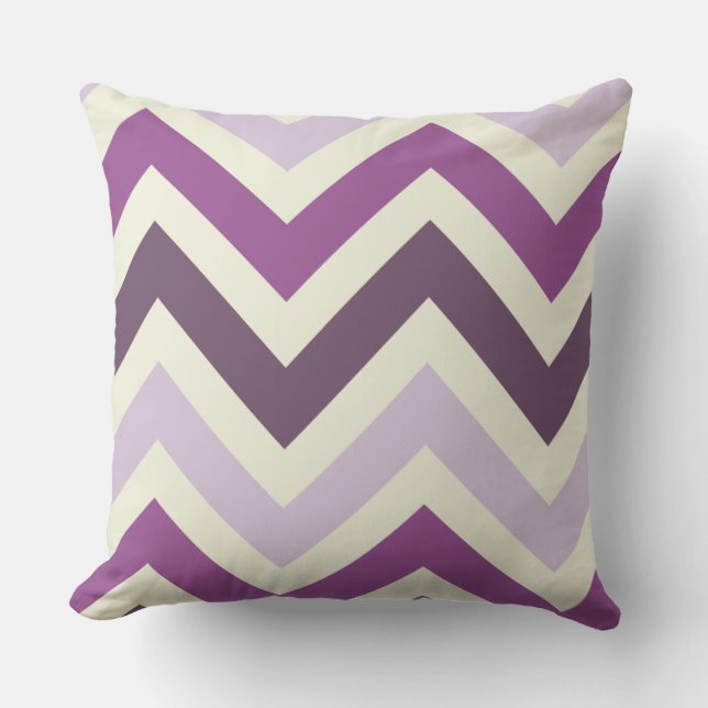 Almofada cojín tonos morados (Frente)