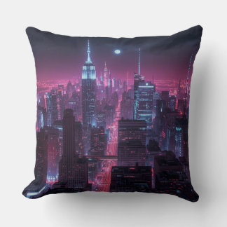 Almofada Cojines de decoración noche en la ciudad