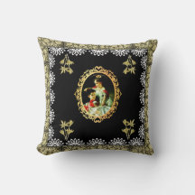 Colagem da safra Retro com rendas e flores