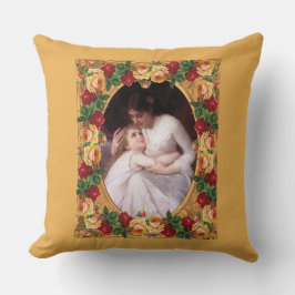 Almofada Colagem da safra Retro com rendas e flores