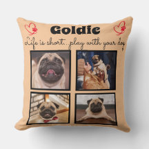 Colagem de 4 cães fotográficos - memória de animai