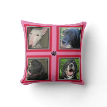 Colagem de 4 Fotos Personalizada-Quadros Vermelhos