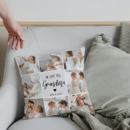 Almofada Colagem De Cinzas Fotográficas Que Amo Sua Avó Mel