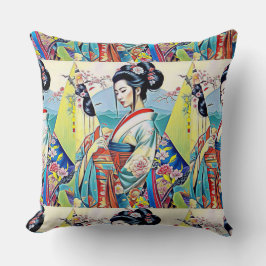 ALMOFADA COLAGEM DE DESIGNER PRIMAVERA ASIAN