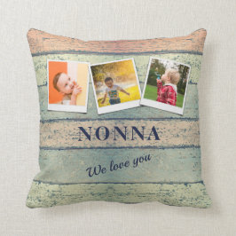 Almofada Colagem de Fotografias de Não-Nô Personalizada