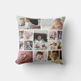 Almofada Colagem de Fotografias do Design 14