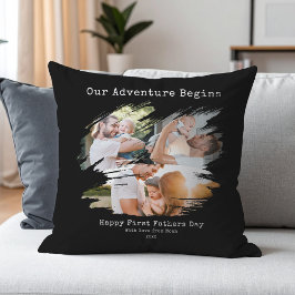 Almofada Colagem de Fotografias do Traço do Pincel do Prime