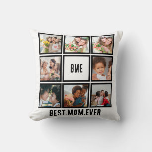 Almofada Colagem de Fotografias Personalizada Moderna Melho