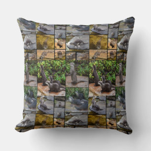 Almofada Colagem De Fotos, Cushion De Lança Grande.