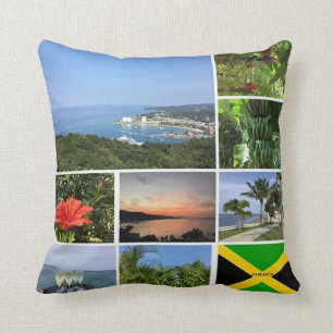 Almofada Colagem de Fotos da Jamaica